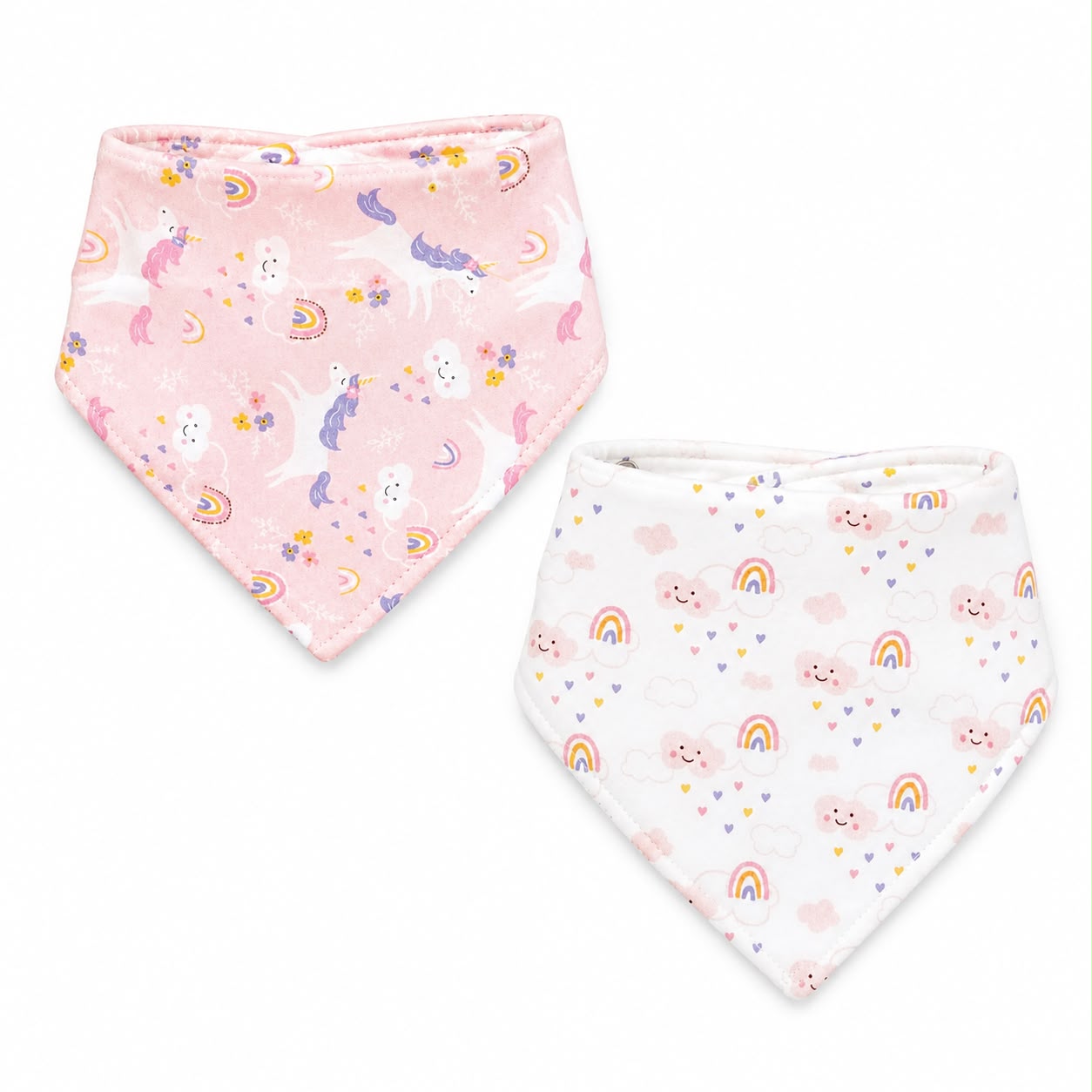 Set de 2 bandanas de unicornio Cutie Baby