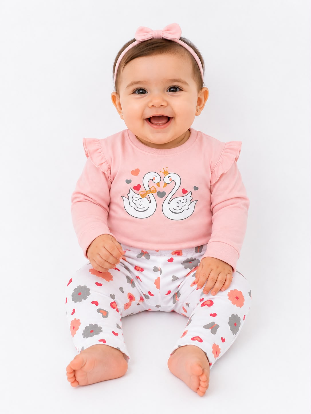 Pijama de 2 piezas cisnes Everfit