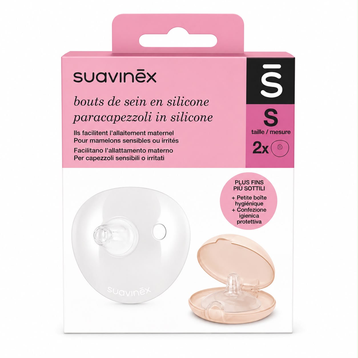 Pezonera de silicona Suavinex (S)
