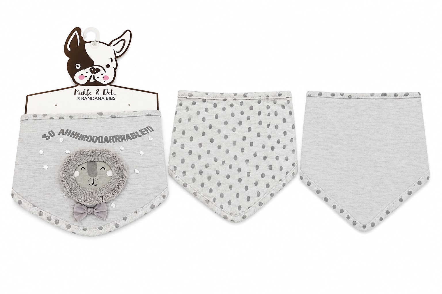 Set de 3 bandanas so adorable Pickle and Dot