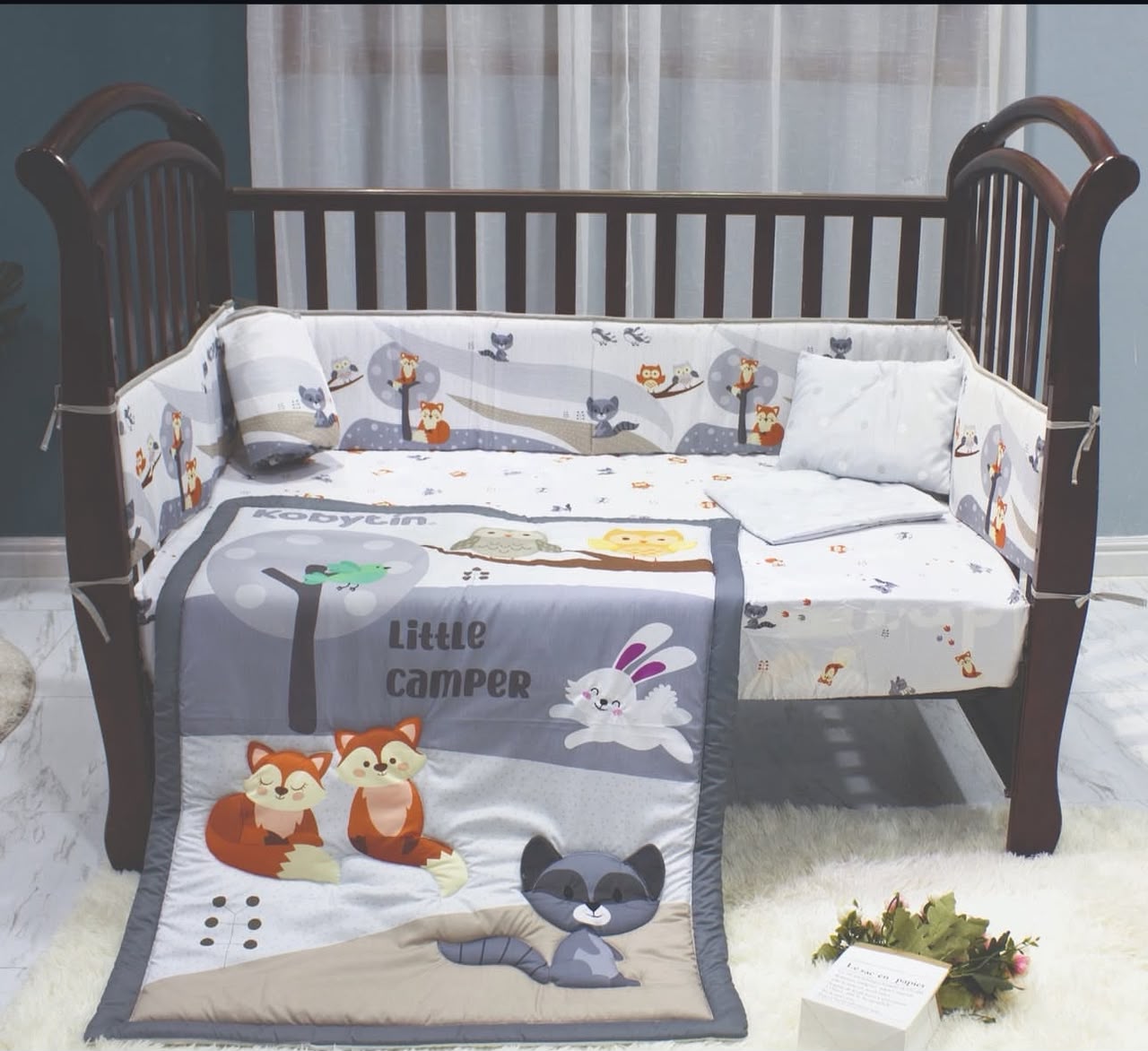 Juego de cuna luxe 5 piezas Kobytin