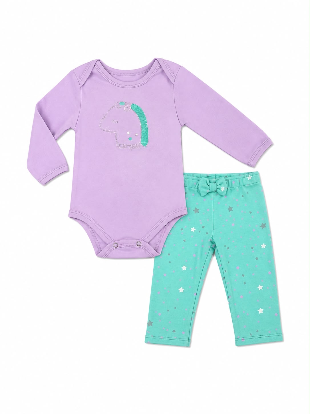 Conjunto lila unicornio Brandili