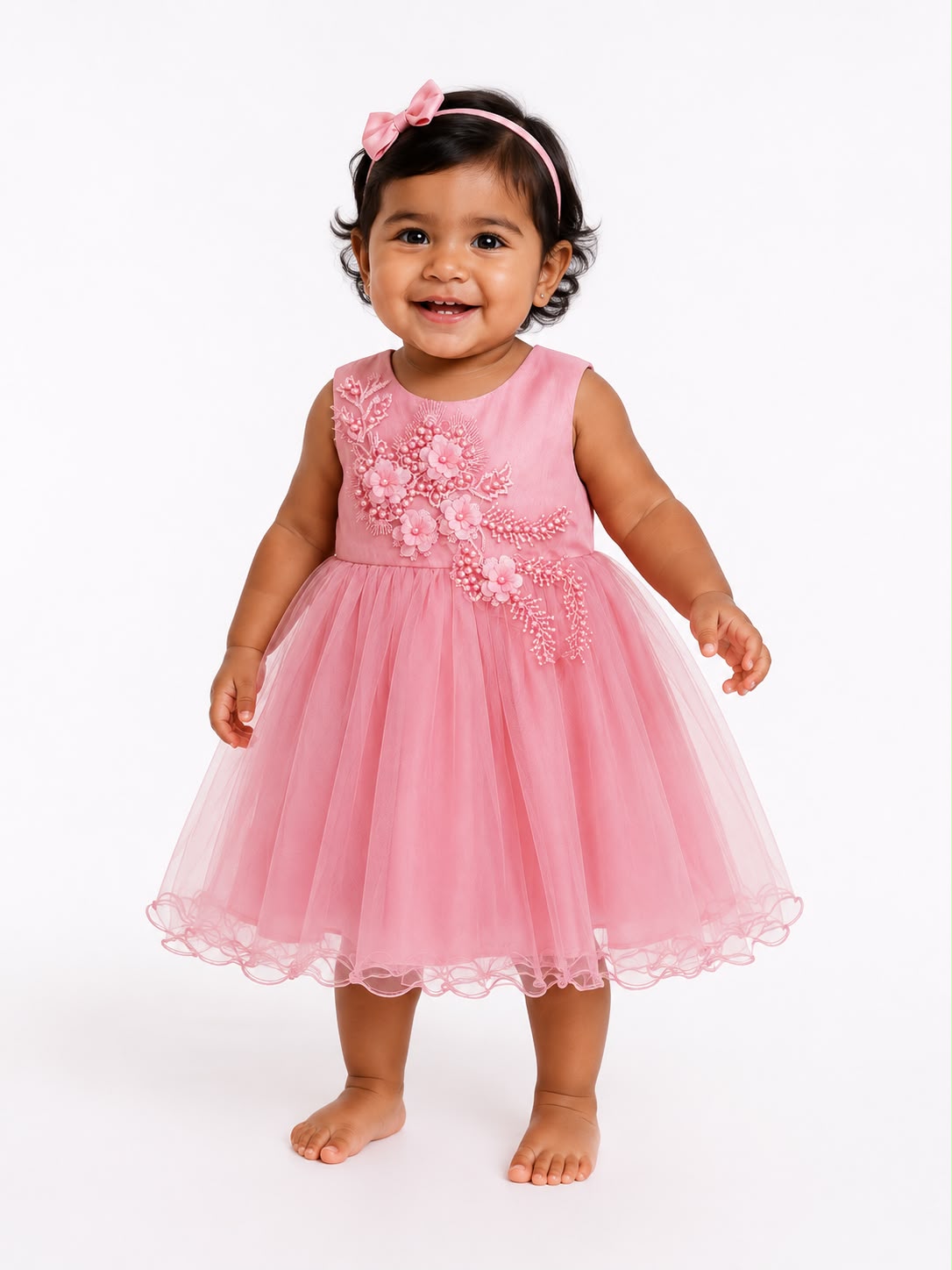 Vestido de fiesta con vincha para bebé Choozie