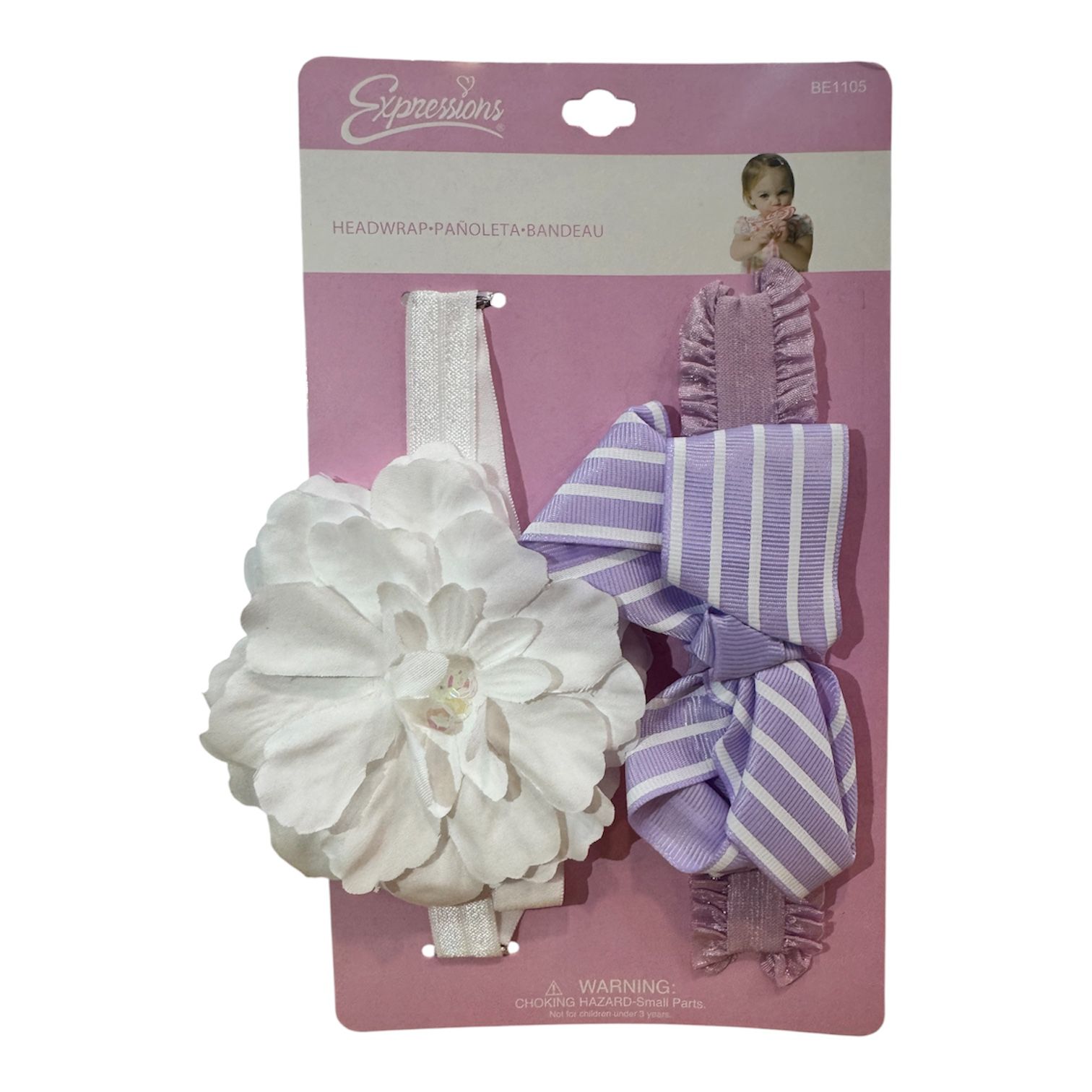 Set de 2 vinchas para bebé Expressions