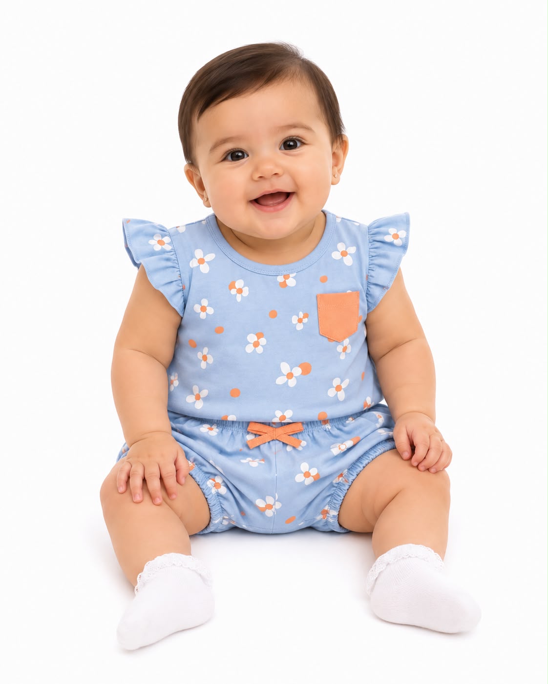 Conjunto celeste de flores Everfit