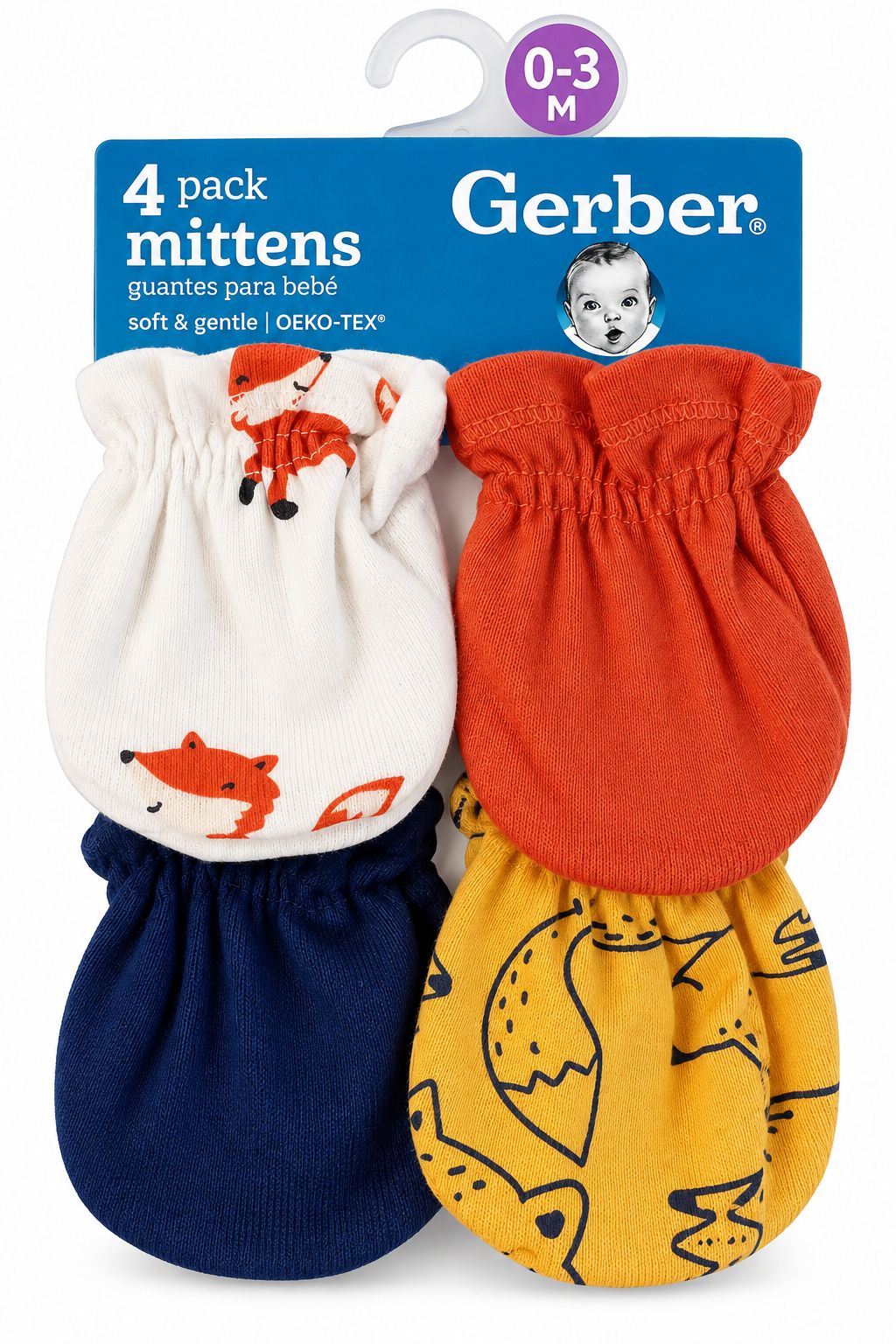 Set de 4 Guantes para niño  Gerber