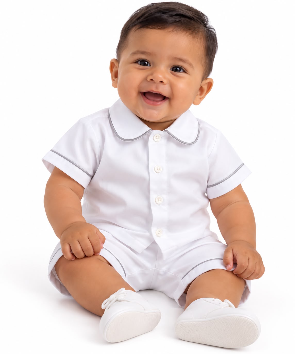Conjunto de bautizo para bebé TinyTots
