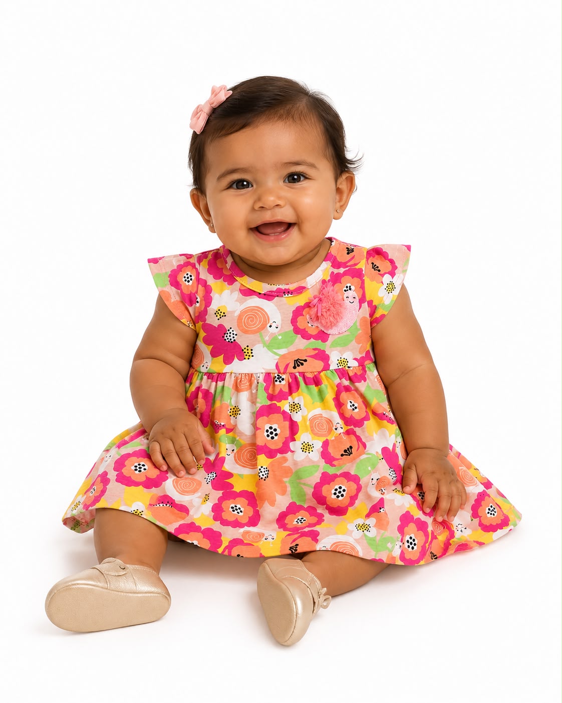 Vestido de flores primaveral Kyly