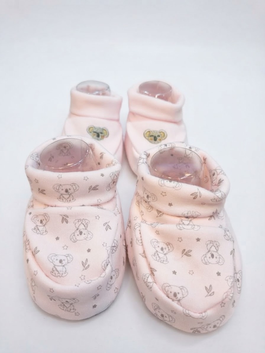 Set de 2 botines rosados Koala Kobytin
