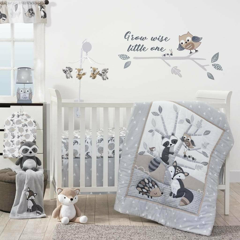 Set de 3 piezas para cuna little rascals colletion (Lambs and Ivy company)