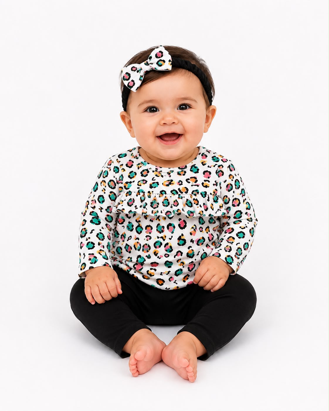 Set de 3 piezas animal print multicolor Kids land