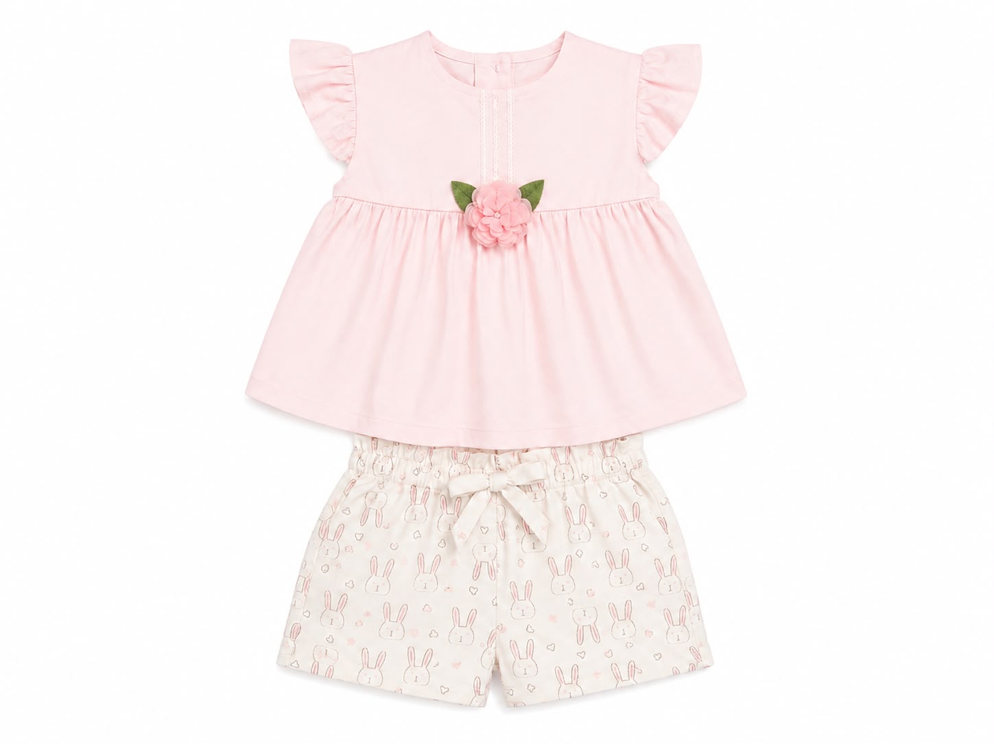 Conjunto con short para bebé Bon blues