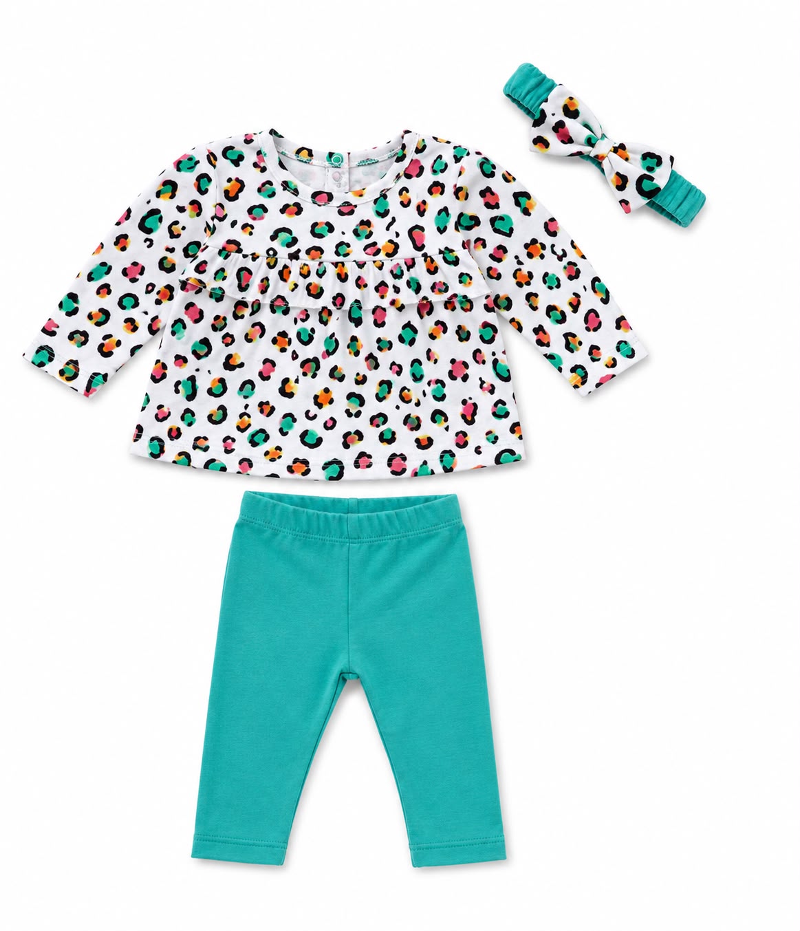 Set de 3 piezas animal print multicolor Kids land