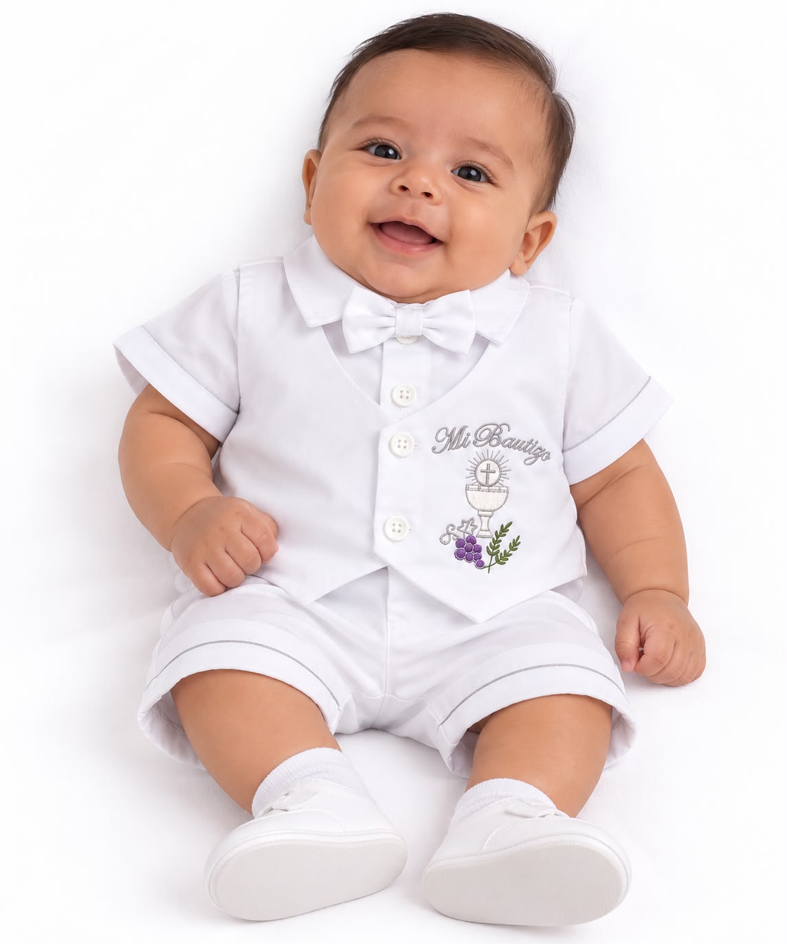 Conjunto de bautizo para bebé By Emanuel