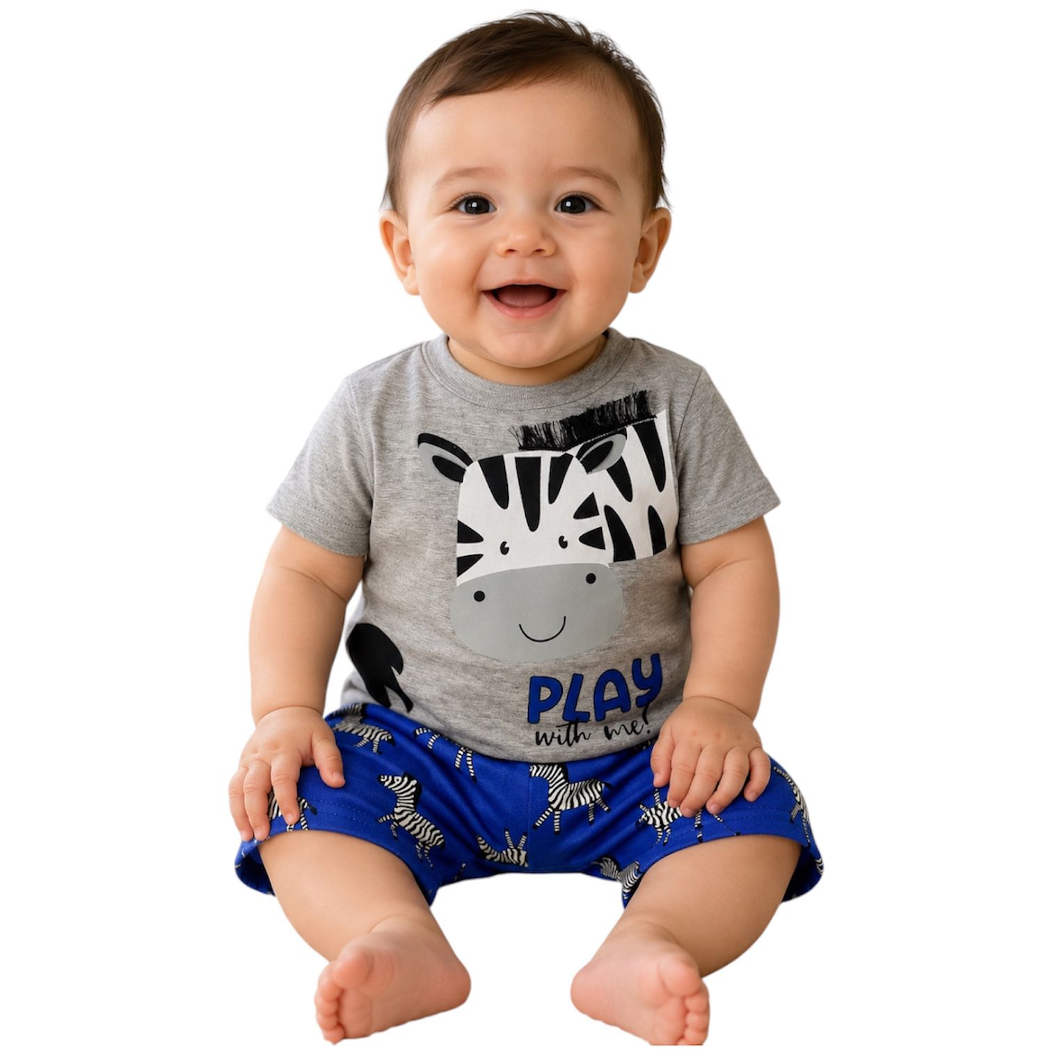 Conjunto gris Zebra  Kyly