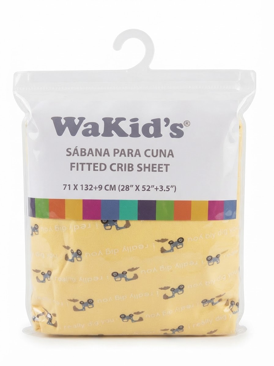 Sabana para cuna escabadora Wakids