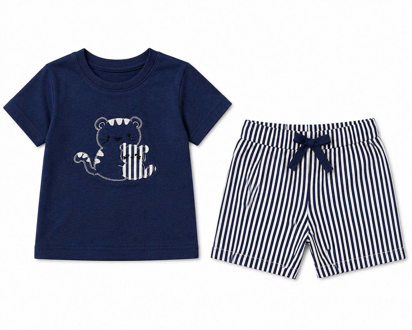 Conjunto de short azul Bon blues