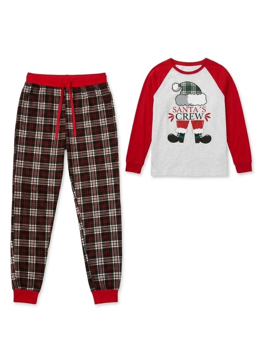Pijama santas crew Miró Christmas