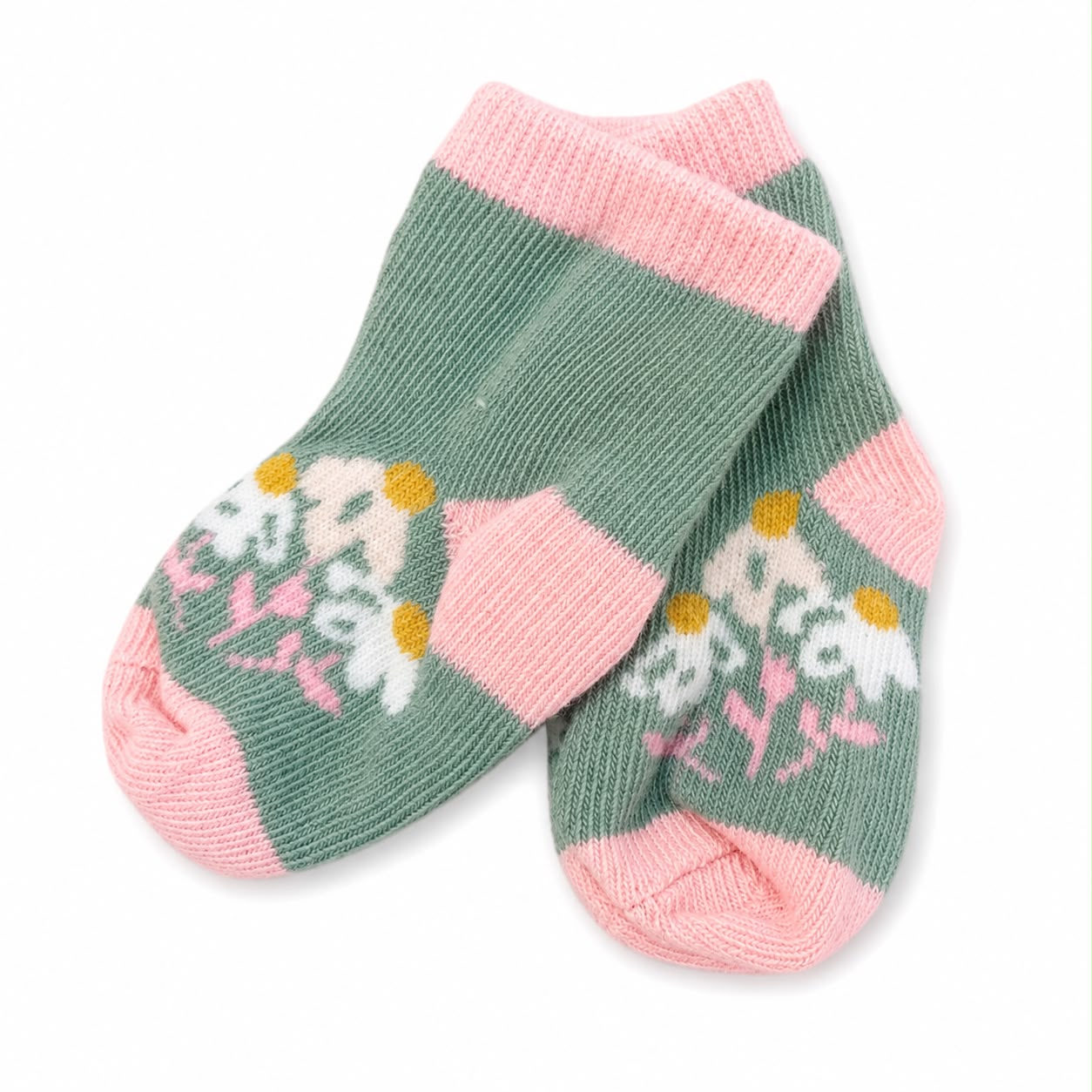 Set de 3 piezas flores verde Wakids