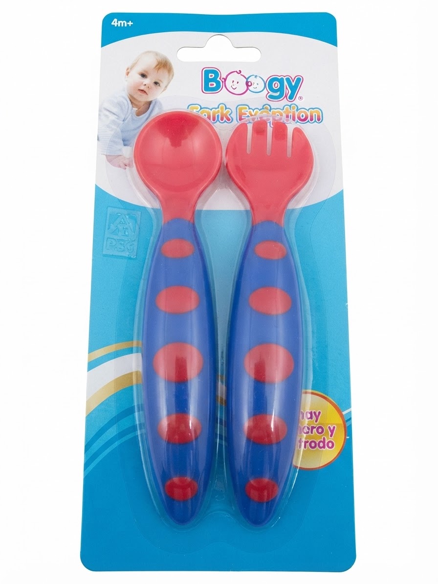 Set de cubiertos rojo Boogy