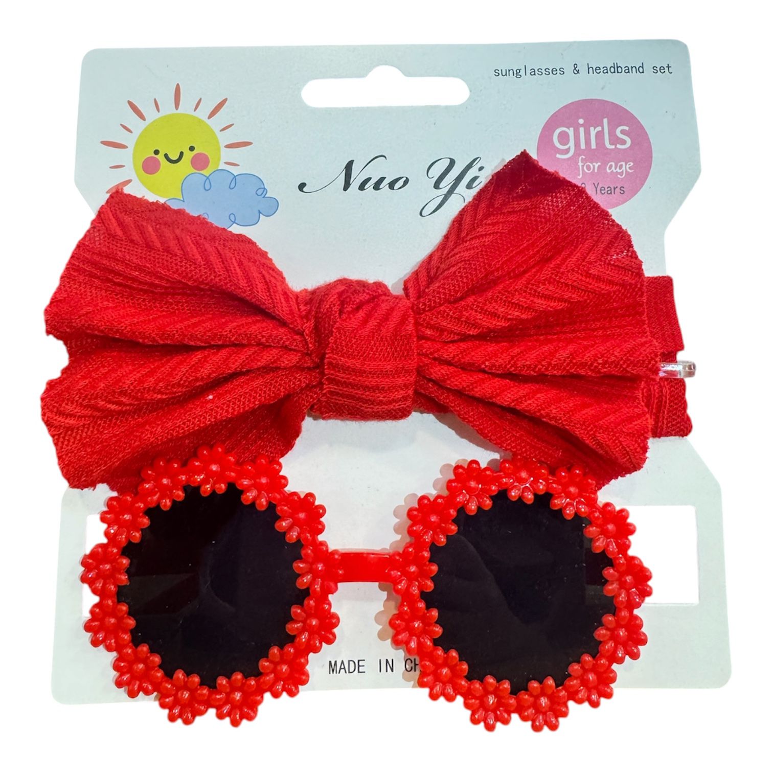 Vincha de bebé y gafas de sol Cutie Baby