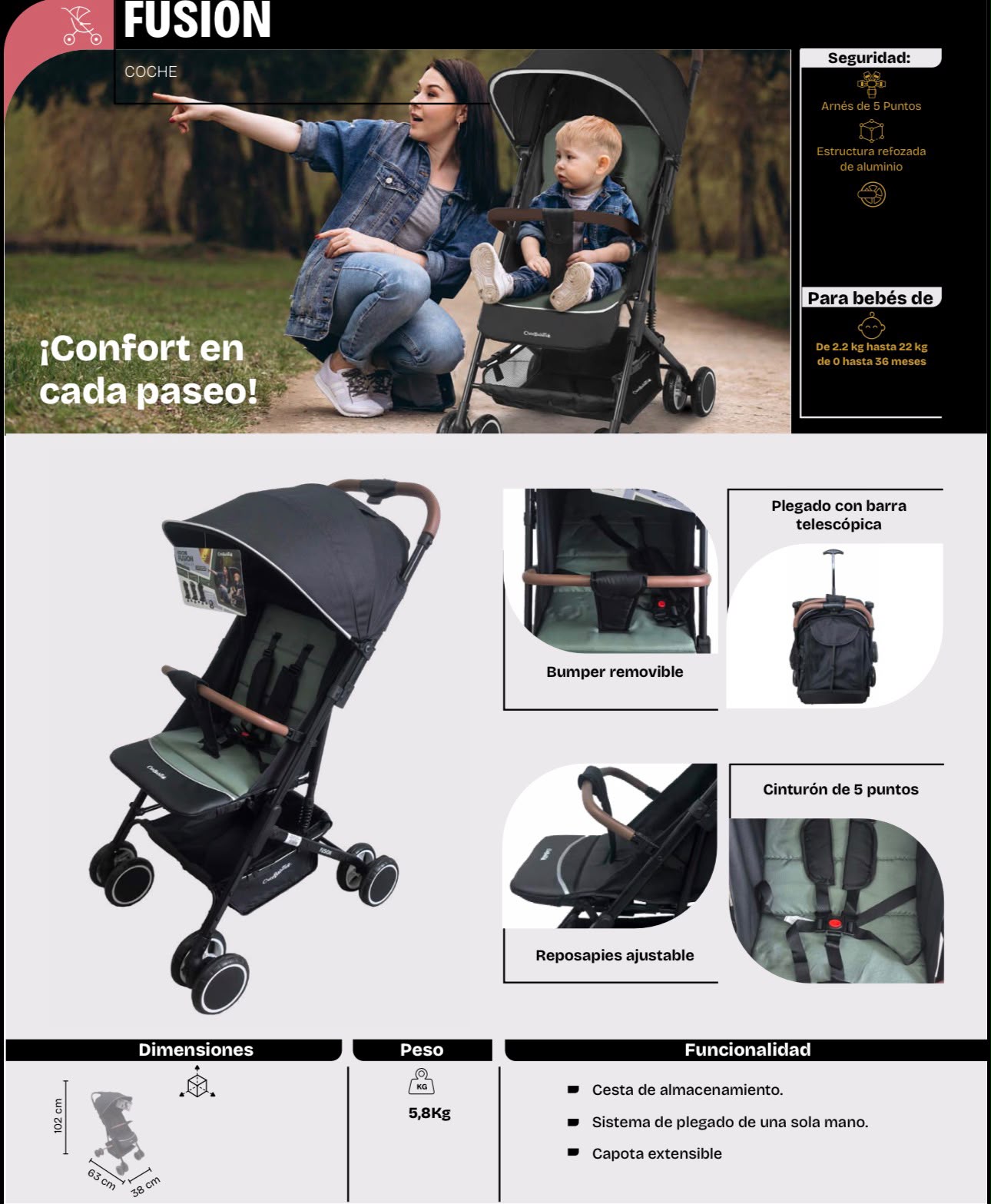 Coche Fusion Cute Babies