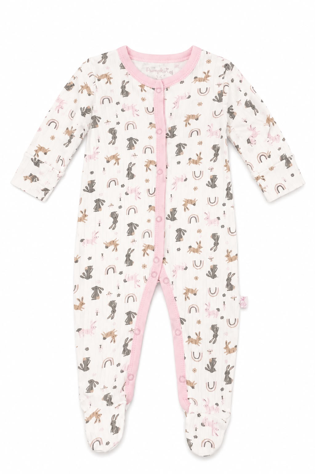 Pijama entera de conejos para niñas Princess rose