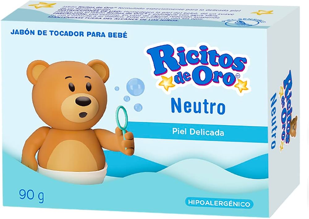 Jabón Neutro de tocador para Bebé Ricitos de Oro