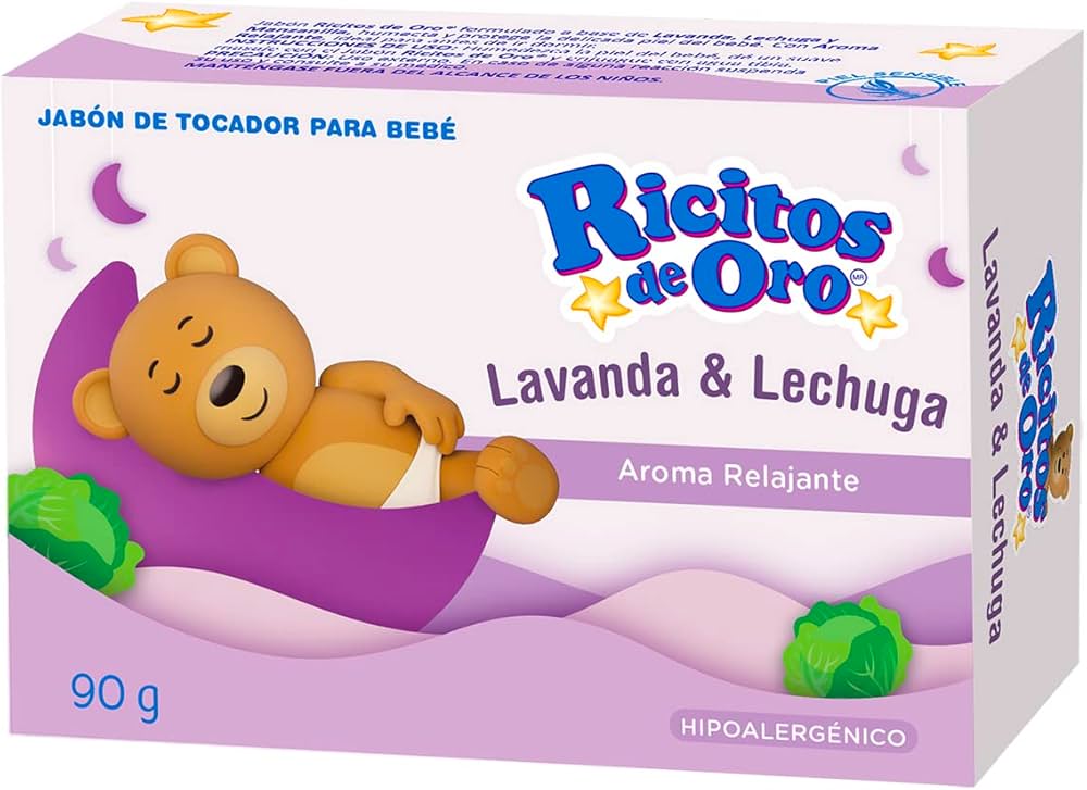 Jabón de Lechuga y  Lavanda para Bebé Ricitos de Oro