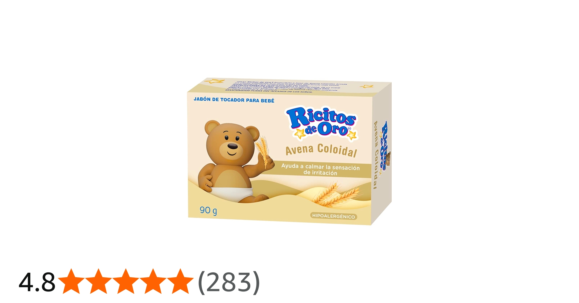 Jabón Avena Coloidal  para Bebé Ricitos de Oro