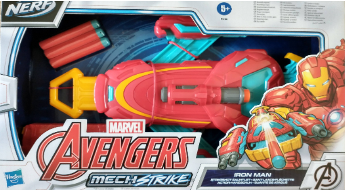 Guante de ataque avengers Mech Strike Iron Man ( Hasbro)