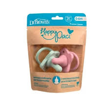 2 Chupetas Pacificadoras Dr Brown's(Happy Paci)