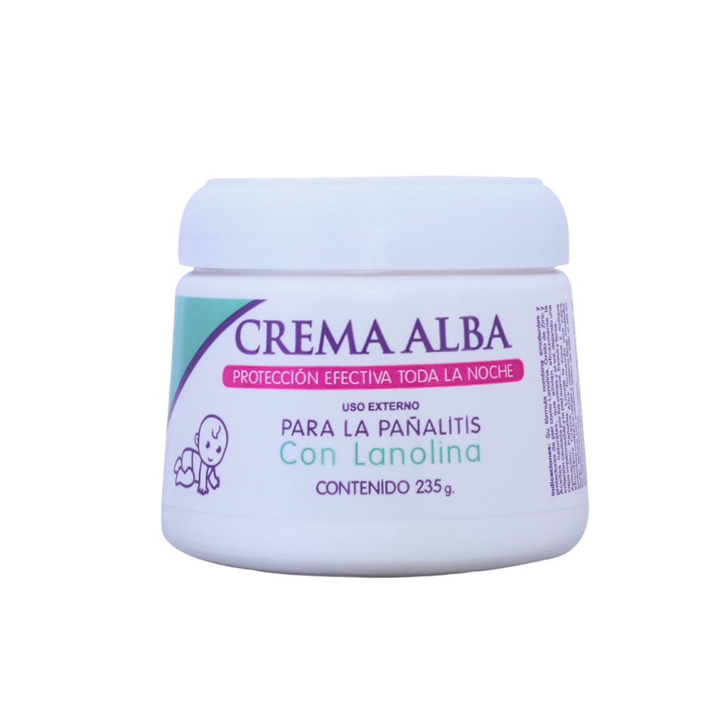 Crema Alba Pediatrica para la Pañalitis 235G( con Lanolina)
