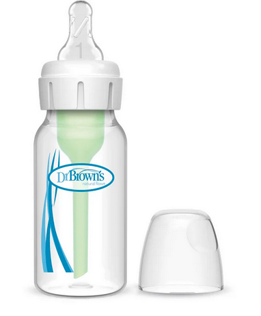 Chupón angosto Dr Browns natural flow  nivel 1 (narrow  8oz/250 ml)