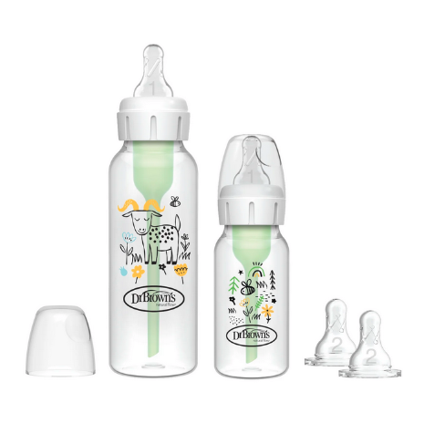 Set de 2 Chupones Dr Browns option +  (sampler kit )