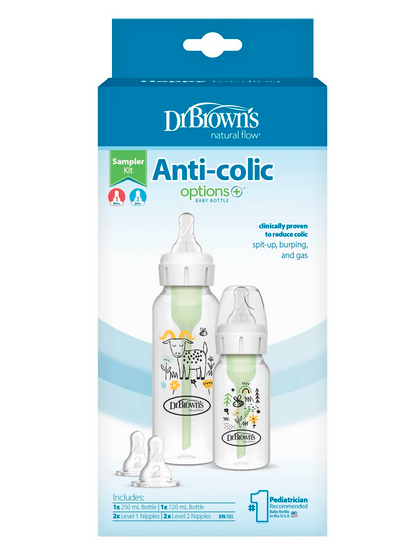 Set de 2 Chupones Dr Browns option +  (sampler kit )