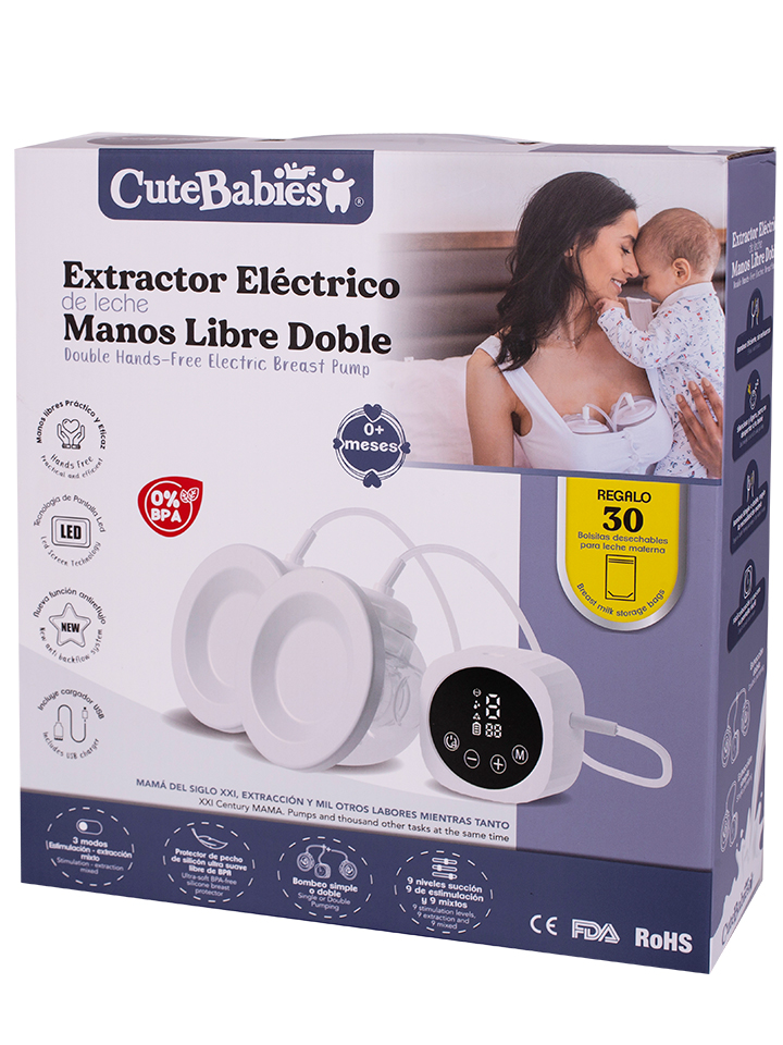 Extractor Eléctrico manos libres doble Bebesitos