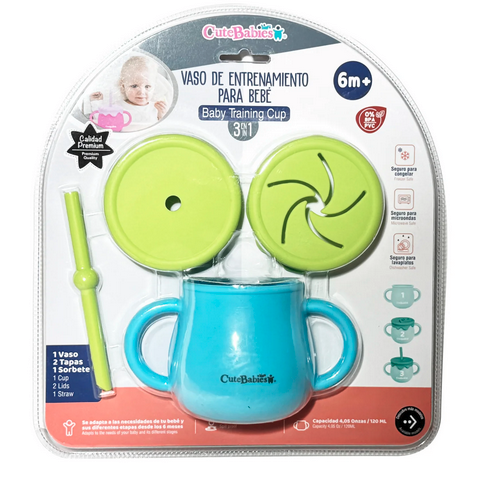 Vaso entrenador para bebé Cute Babies