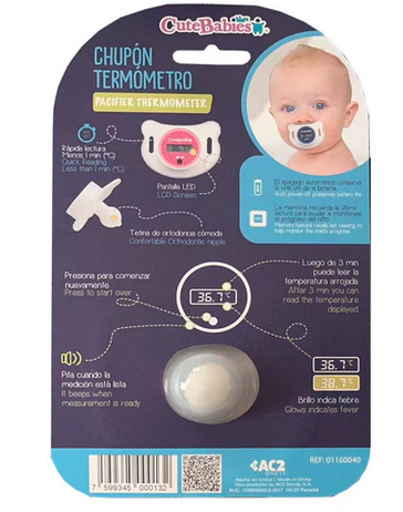 Chupeta Termómetro Cute Babies