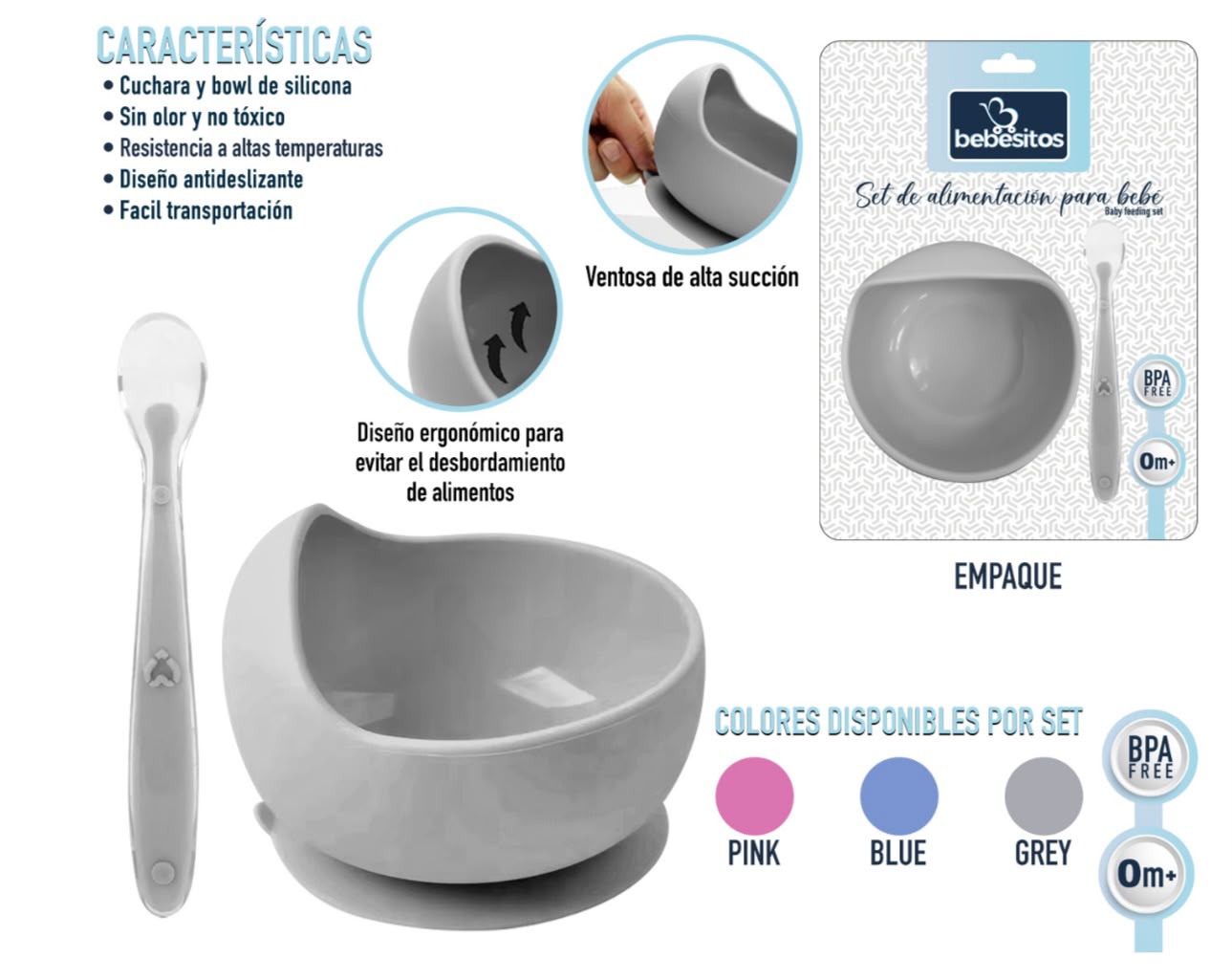 Set de alimentación para bebé ( Bebesitos)
