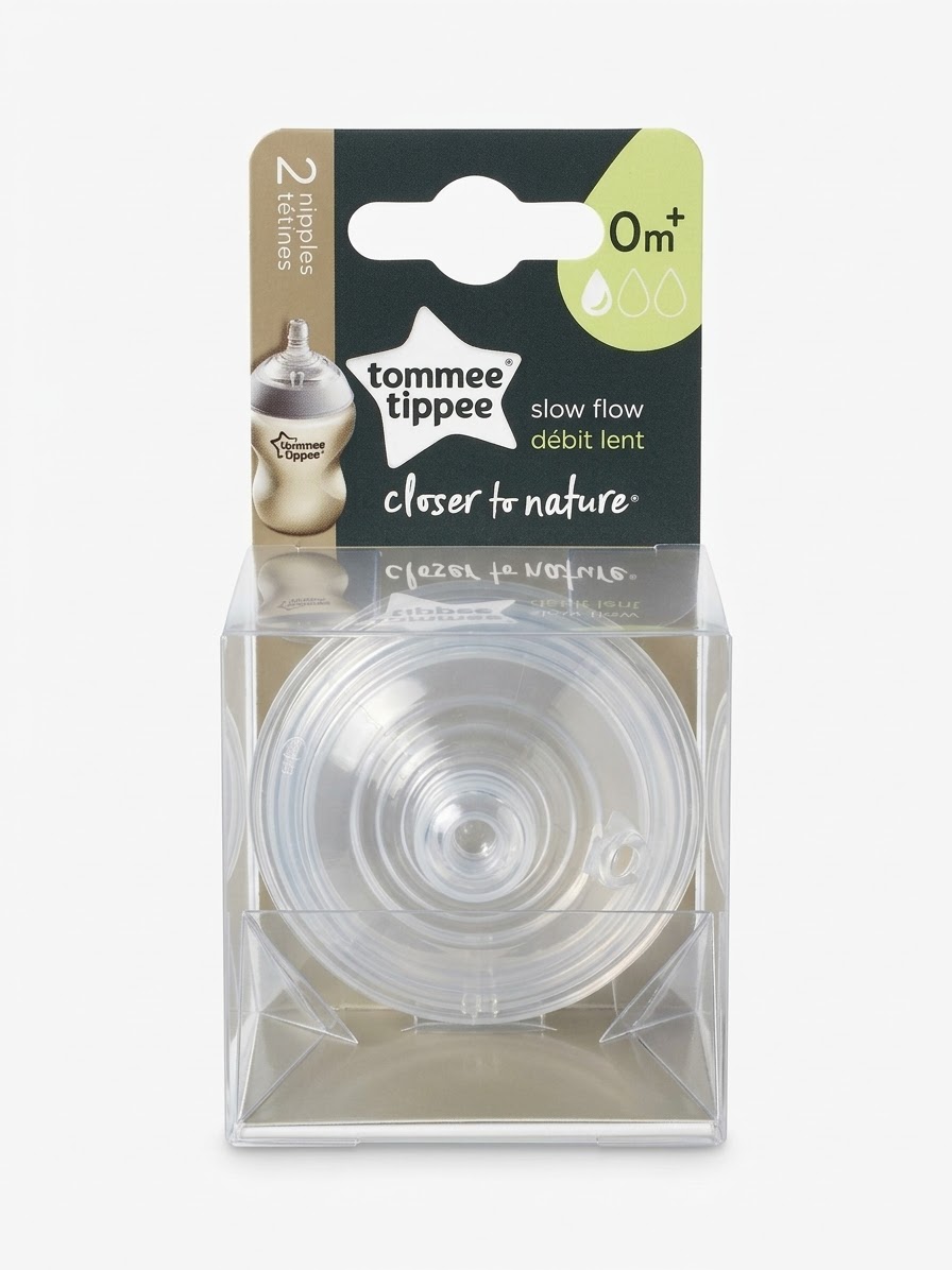 Set de 2 Tetinas Tommee Tippe 0m +