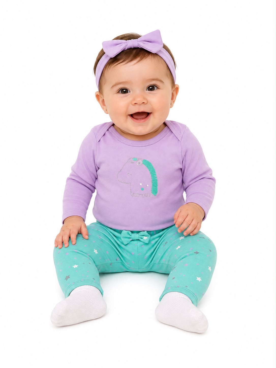 Conjunto lila unicornio Brandili
