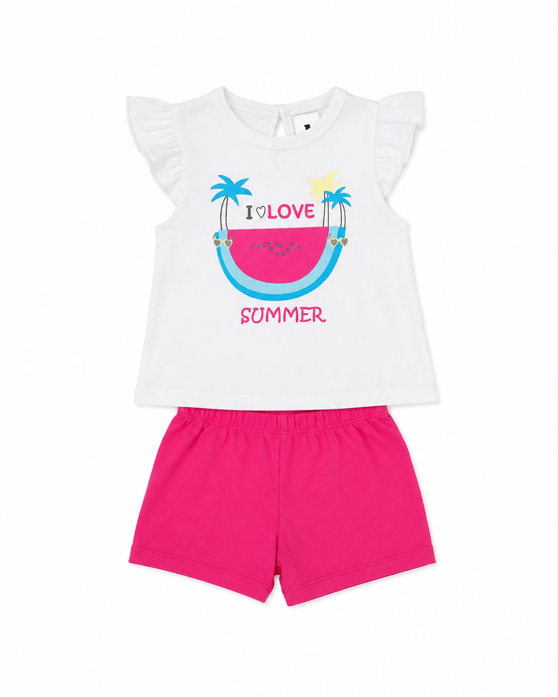 Conjunto de short i love summer Tinytots