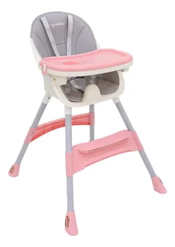 Silla de comer rosada  Mobilu