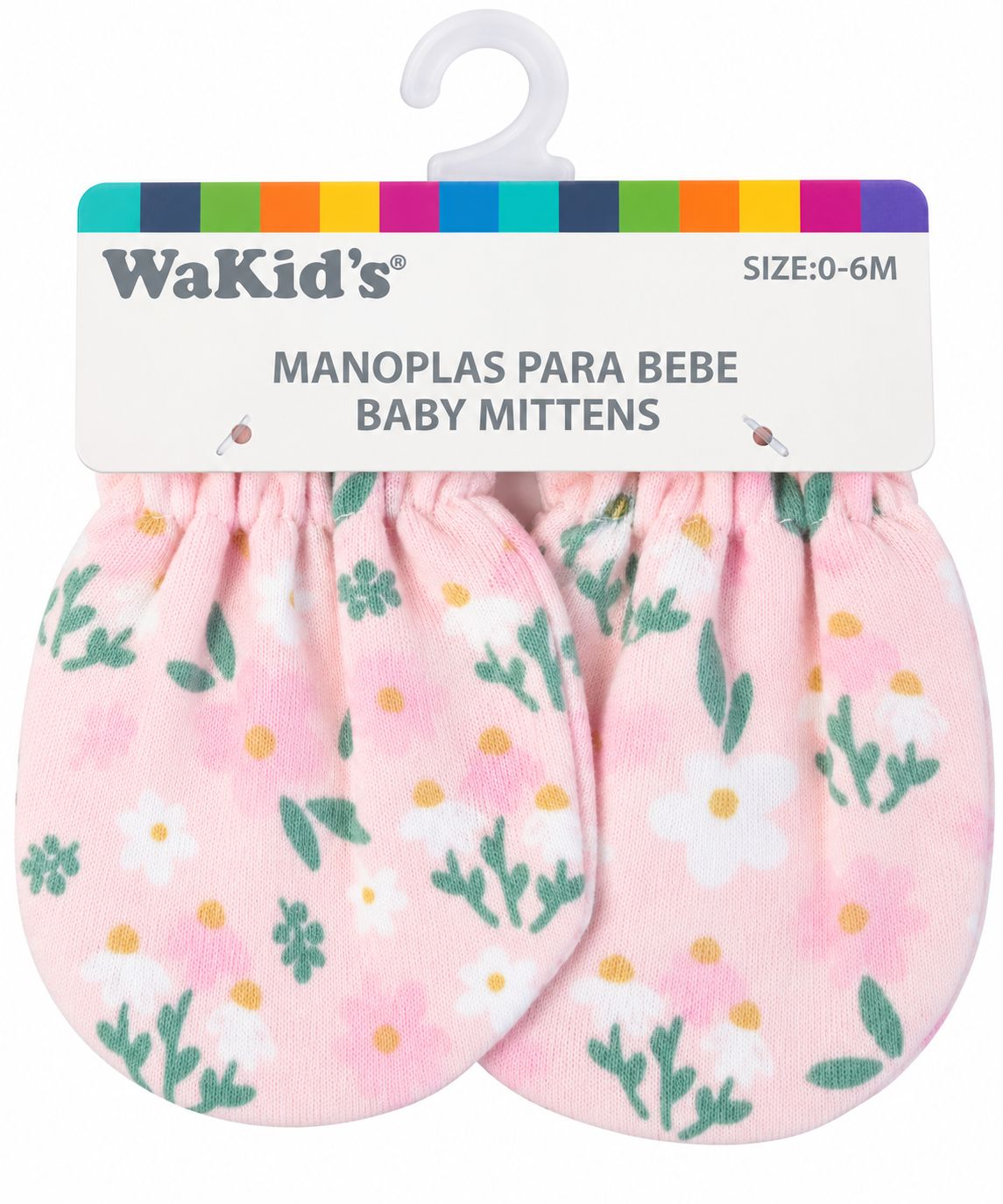 Guantes para bebé flores Wakids