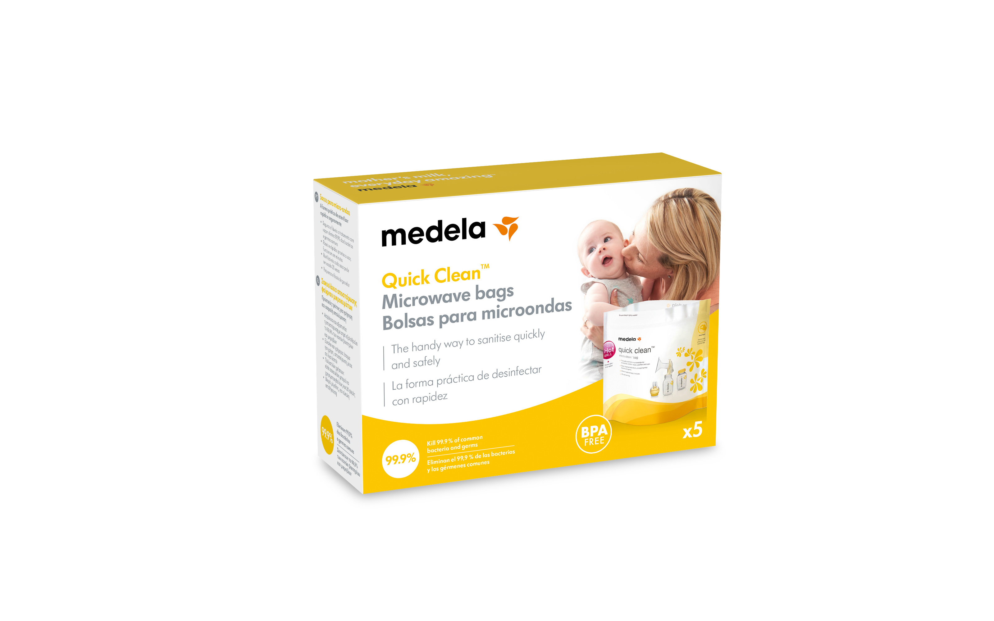 Bolsas para microondas Medela