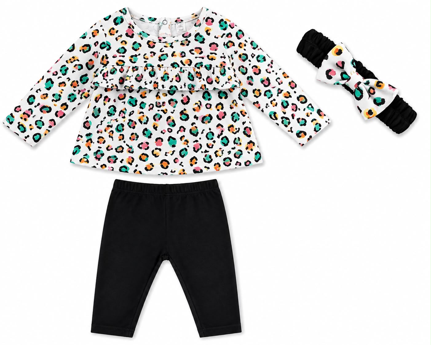 Set de 3 piezas animal print multicolor Kids land