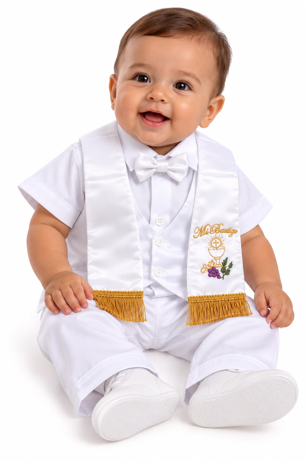 Conjunto de bautizo para bebé By Emmanuel