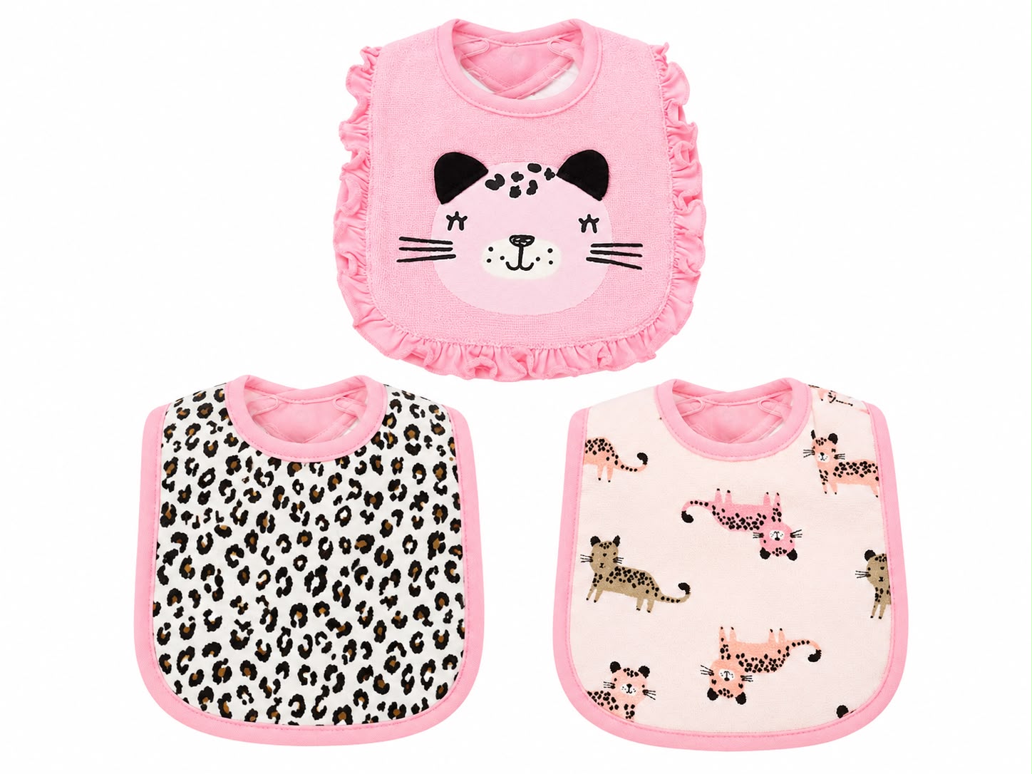 Set de 3 baberos animal print Gerber