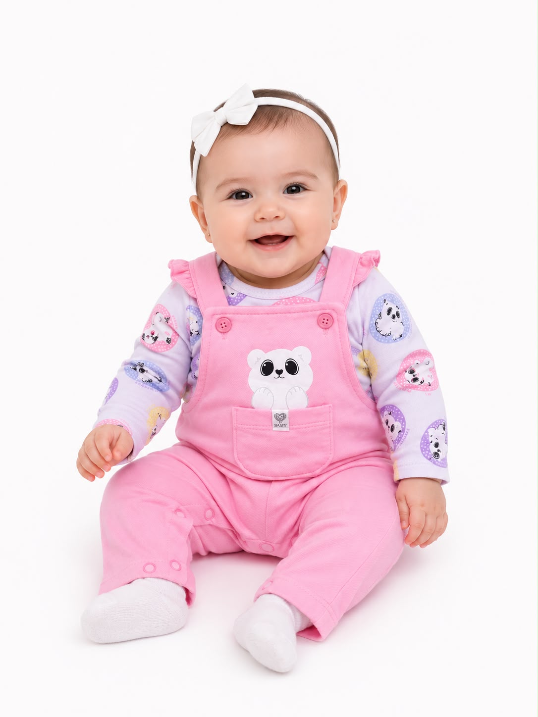 Set de overol oso polar Fakini